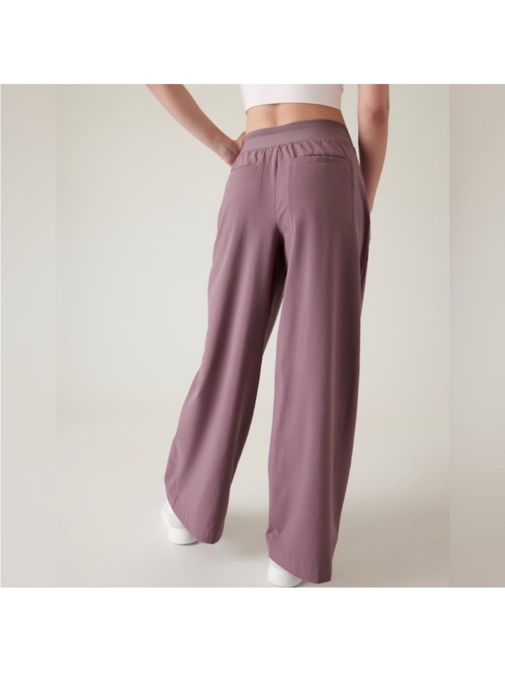 Athleta Brooklyn Heights Pleated Wide Leg Pant Womens 22 - Picture 2 of 9